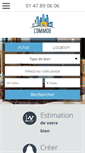 Mobile Screenshot of comimob-immobilier.fr