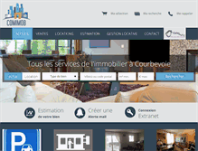 Tablet Screenshot of comimob-immobilier.fr